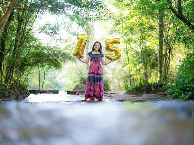Book 15 anos - Debut de Amanda - Ensaio 15 anos