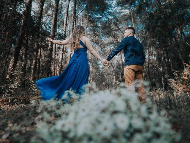 Ensaio Casal de Junior e Micheli - Ensaio de noivos