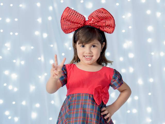 Ensaio Família de Ensaio de Menina em - Estúdio - Aniversário de 3 anos - Wendy