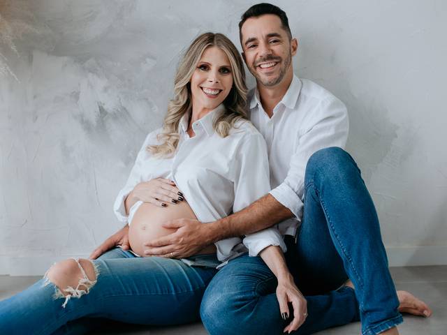 Gestante Estúdio de ENSAIO GESTANTE | PAOLA À ESPERA DO BENJAMIN