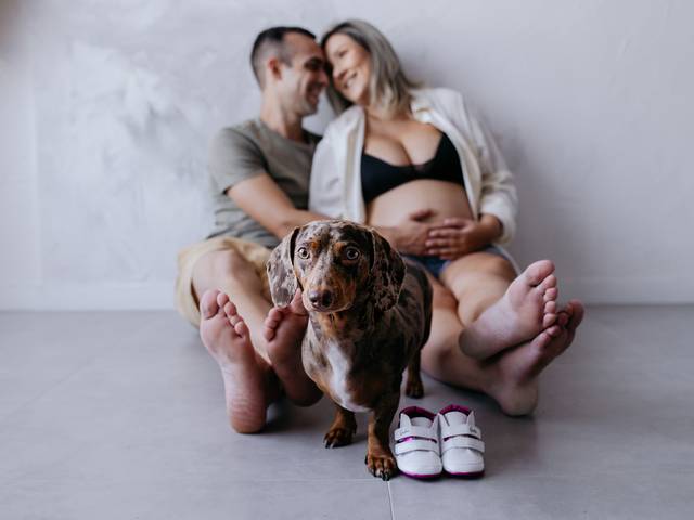 Gestante Estúdio de ENSAIO GESTANTE | TATY À ESPERA DA GIULIA