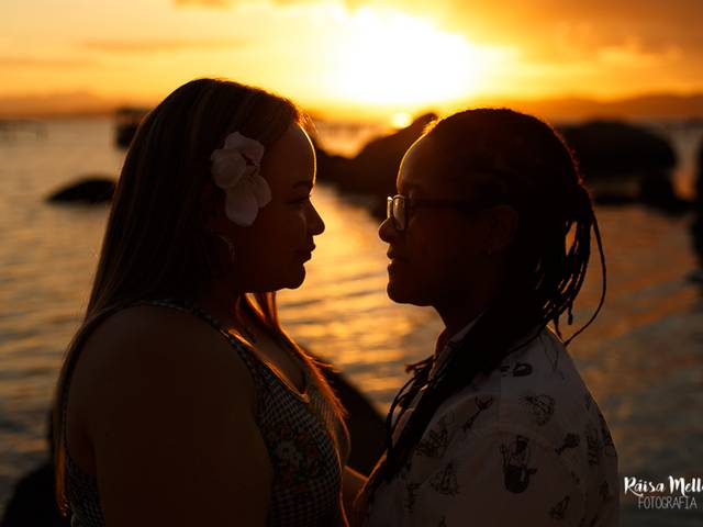 Casais de Elaine e Aline