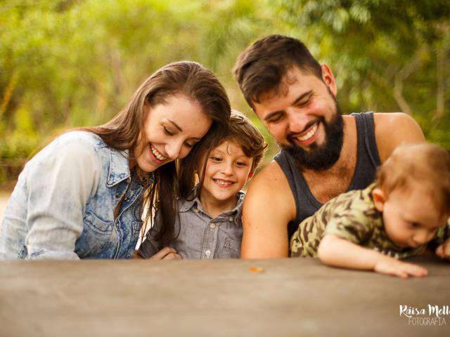 Famílias de Flávia, Xande, Arthur e Erick