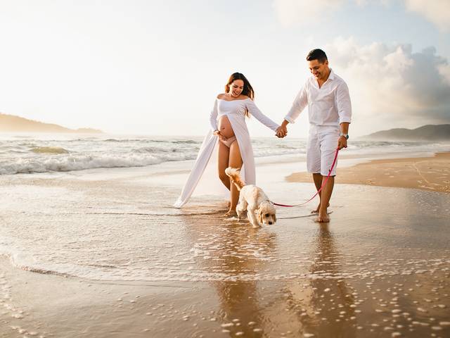 Gestantes Externo de Ensaio Gestante | Laura & Paulo À Espera da Livínia