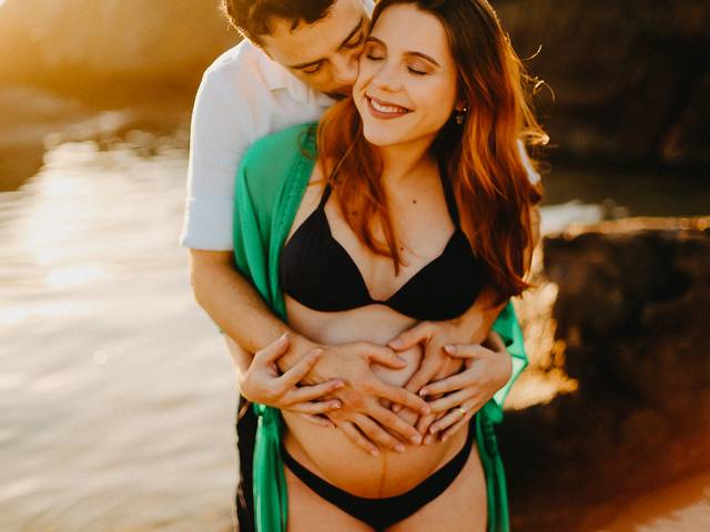 Gestantes Externo de ENSAIO GESTANTE | CAROL E CAIO À ESPERA DA GAIA