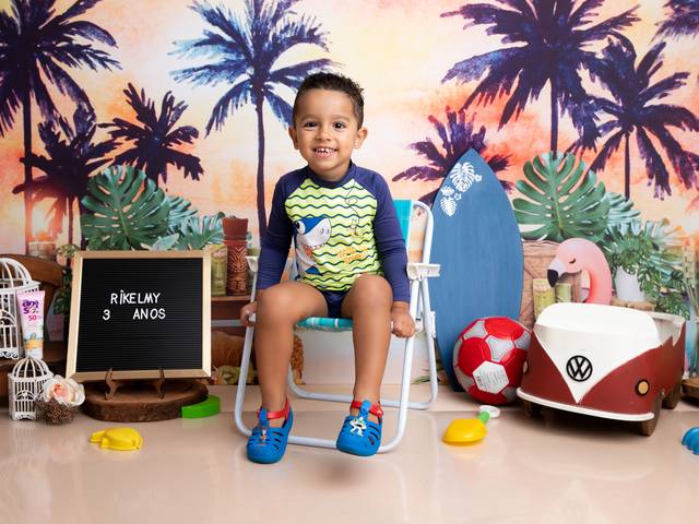  Infantil de Ensaio kids Rikelmy