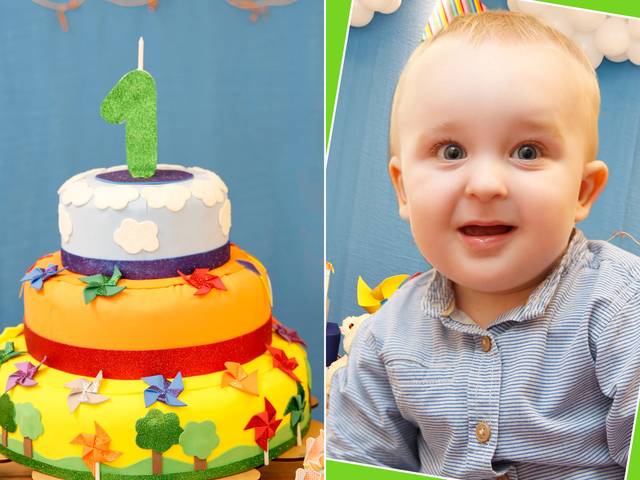 1 Aninho de Primeiro Aninho Pedro