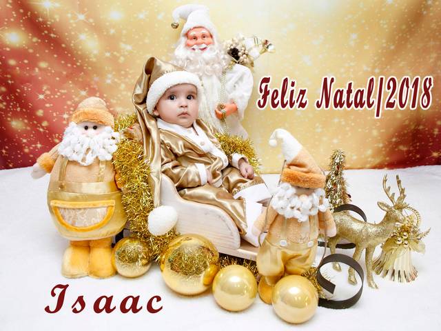 Fotos de Natal de Isaac