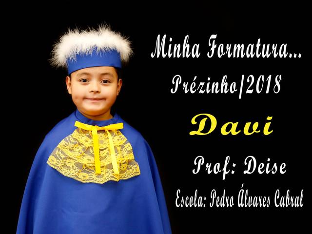 Formatura de Davi