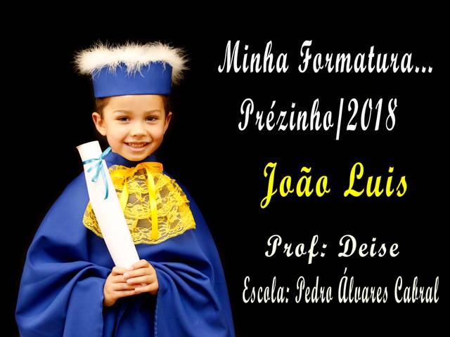Formatura de João Luis