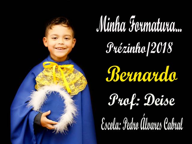 Formatura de Bernardo