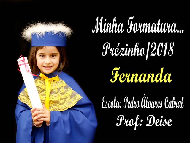 Formatura de Formatura da Fernanda