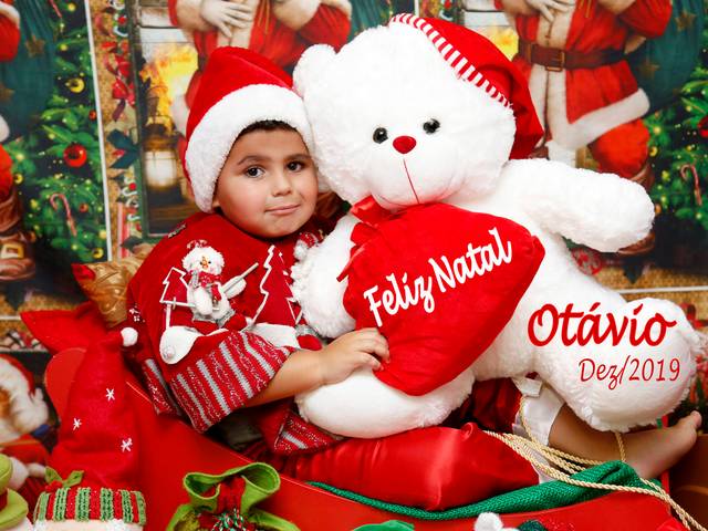 Fotos de Natal de Otávio e Antônio