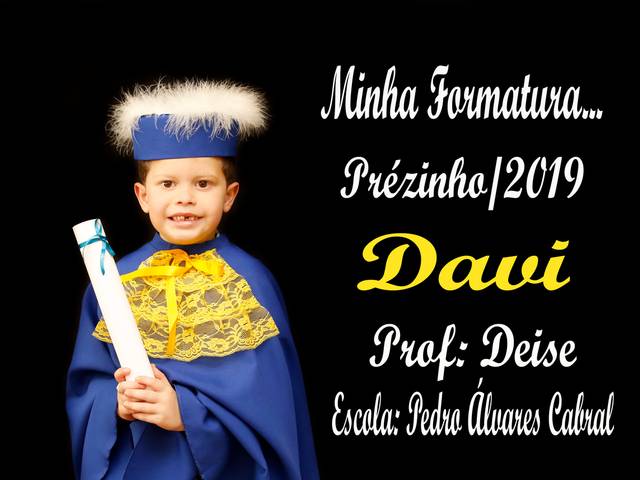 Formatura de Formatura do Davi