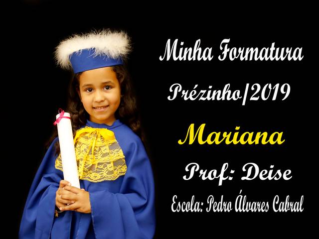 Formatura de Formatura da Mariana
