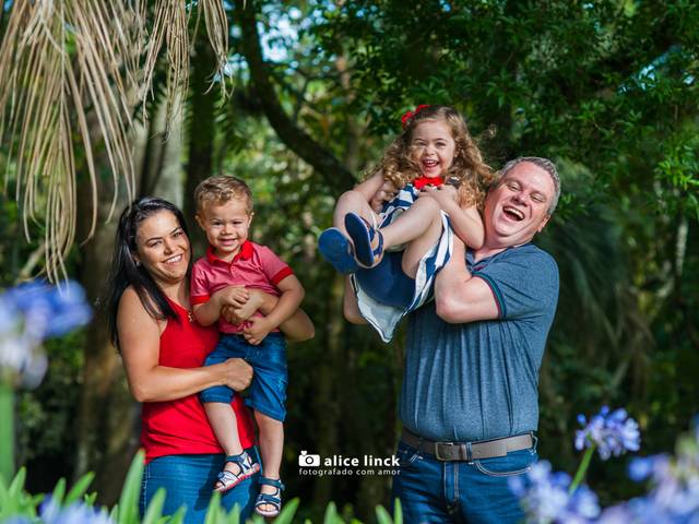 Família de Márica & Rafael 10 Anos.