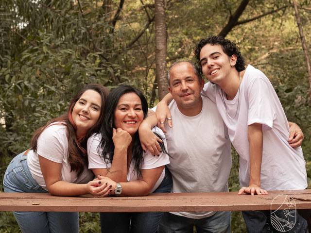 Ensaio de Família de Lorena, Heitor, Sandra e Luís