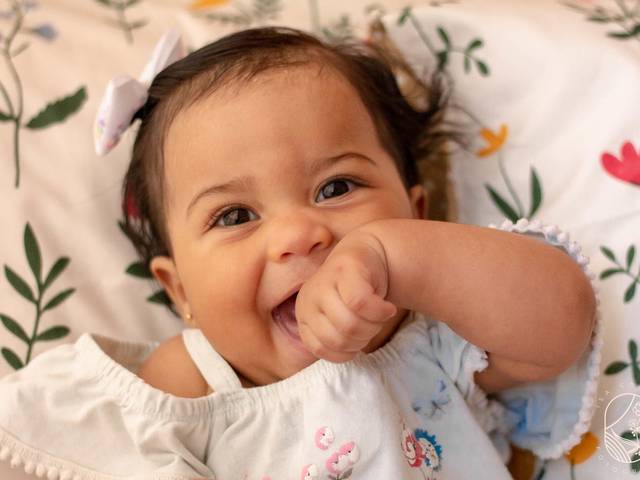 Ensaio Infantil de 5 meses da Isabella
