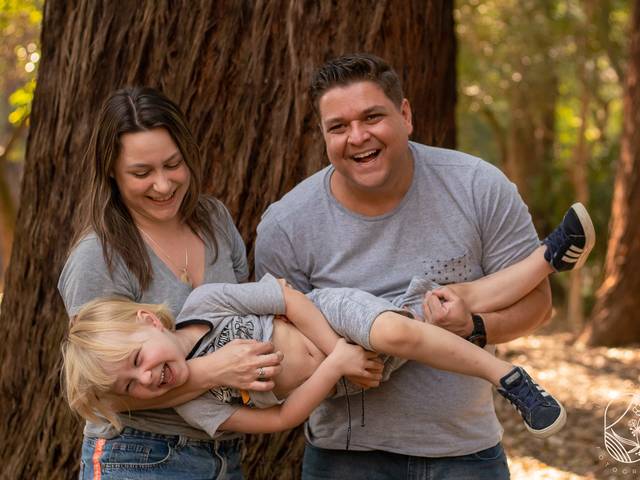 Ensaio de Família de Luigi, Bianca e Renan