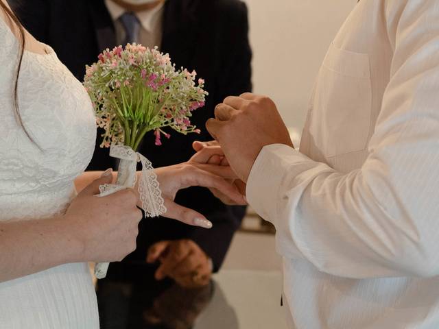 Casamento Civíl de Aline e Mário
