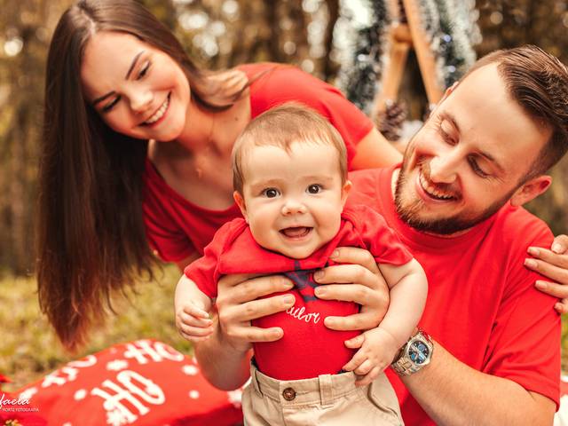 Infantil / Família de Ensaio de Natal 2022 - Aline & Família