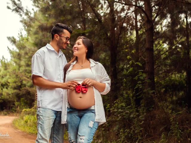 Gestante de Lariessa da Silva