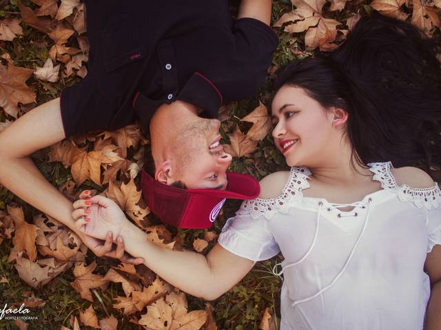 Casal de Eduarda e Juninho 