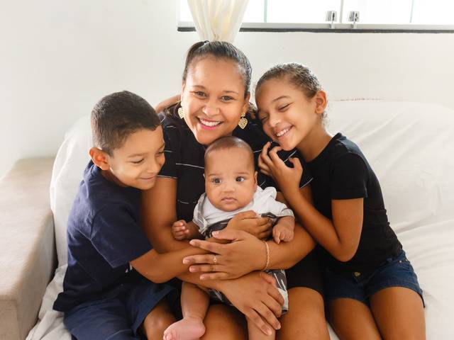 Ensaio Família de Na casa da Fran mãe de 3