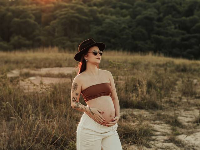 Gestante de À Espera de Lara