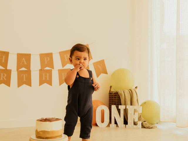 Smash the cake de Sessão fotográfica smash the cake 