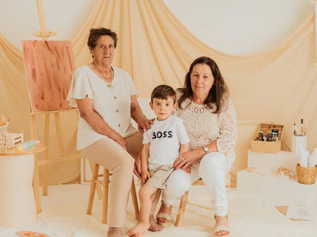 Família  de Laços que unem gerações - Dia dos Avós