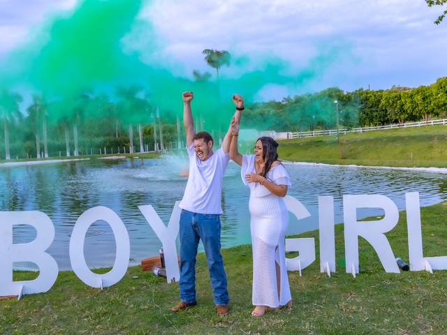 Chá Revelação de Chá Revelação Emily e Eran