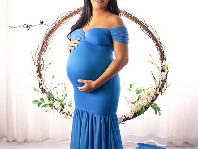 Gestante de Ingrid à espera do Samuel