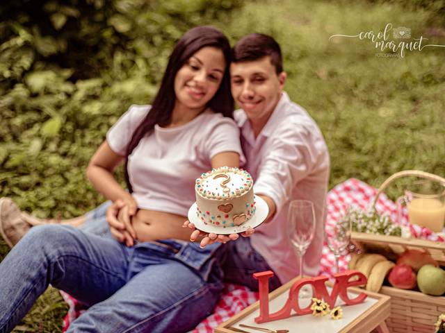 Família de Ensaio Revelação - Caren & Rodolfo