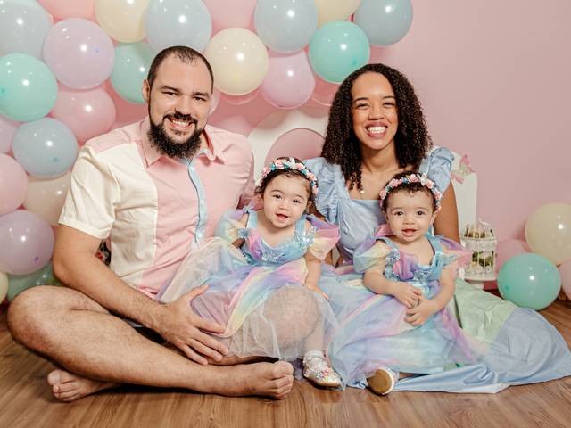 Infantil de Maria Clara & Maria Cecília 1 ano