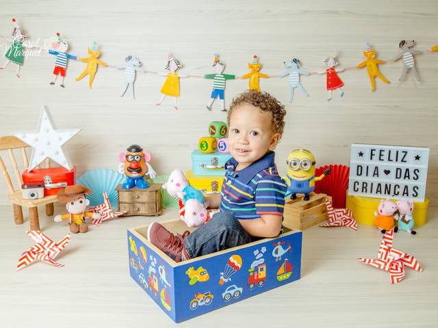 Mini Ensaios de Davi - Dia das crianças