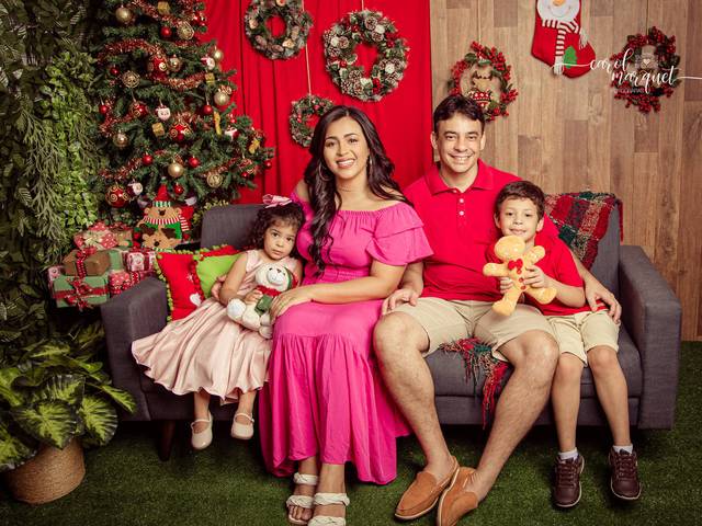 Família de Natal Especial do Miguel e Milena em família