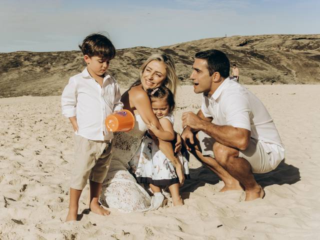 Ensaios de Roberta, André e Família