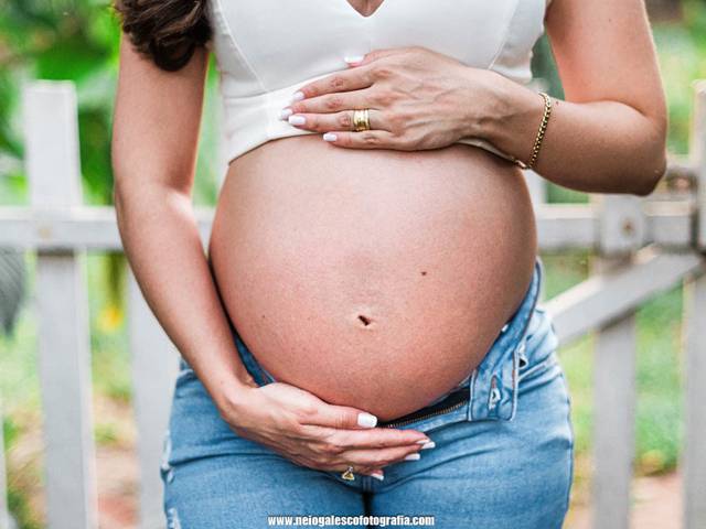 GESTANTE de A DOCE ESPERA DE MURILO