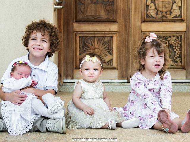 BATIZADOS de O BATISMO DE LUÍSA LUDMILA