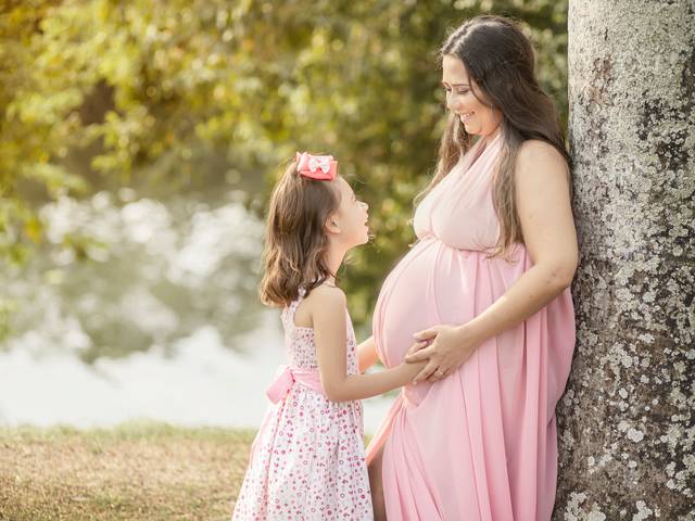 Gestação de Franciele esperando seu segundo amor.