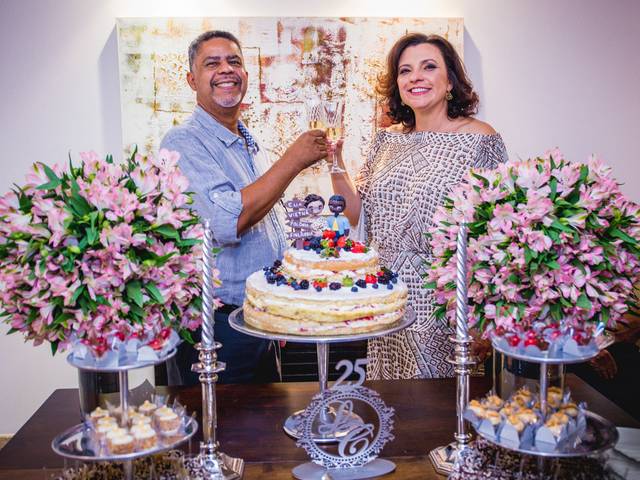 Bodas de Casamento de Bodas de Prata de Lisa e Carlos Martins