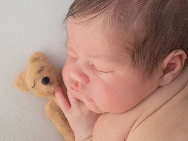 Newborn  de Ensaio Newborn do Romeo