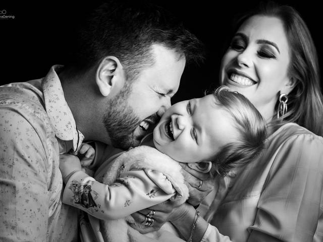 Família de Carol - ensaio de 1 ano