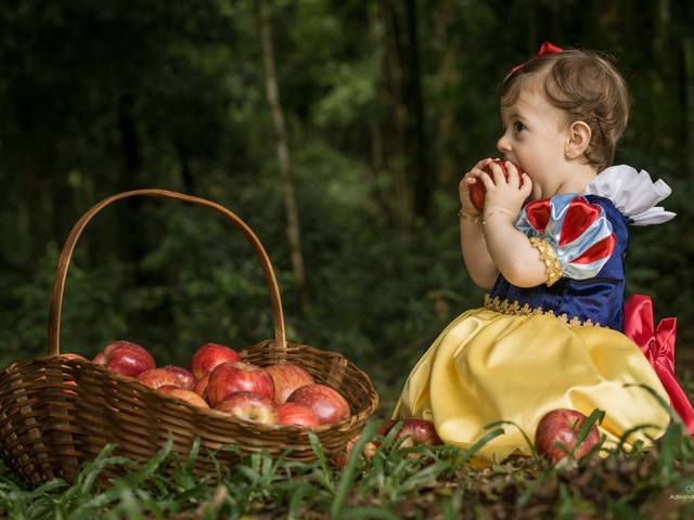 Família de Aurora - ensaio de 1 ano