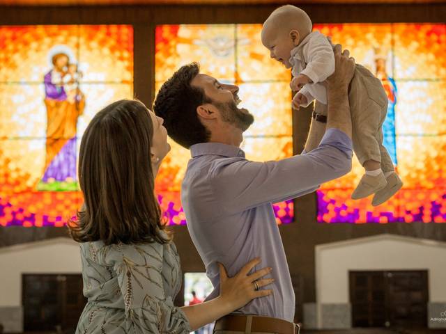 Família de Caio - Batizado