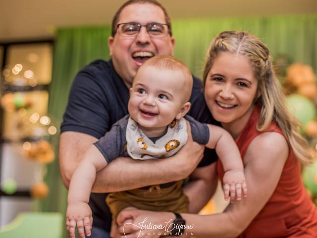 festa infantil de 1º aniversário de Lucas