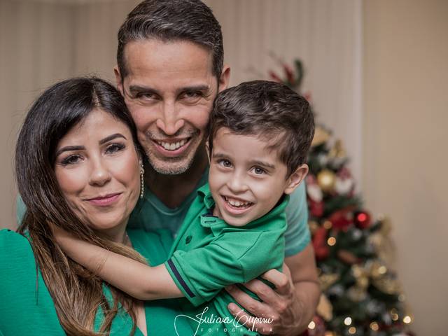 Ensaio infantil de Ensaio na Árvore de Natal- para lembranças de Arthur e família