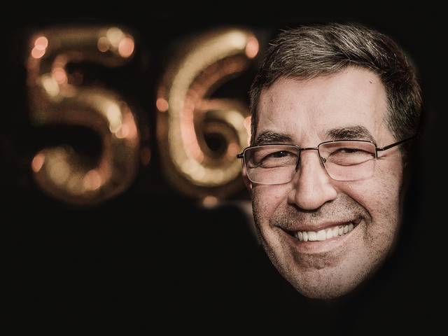 Aniversário da Maturidade de 56º Aniversário do Marcelo