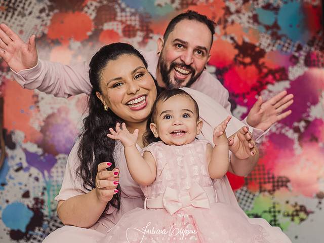 Festa infantil de 1º aniversário de Catarina